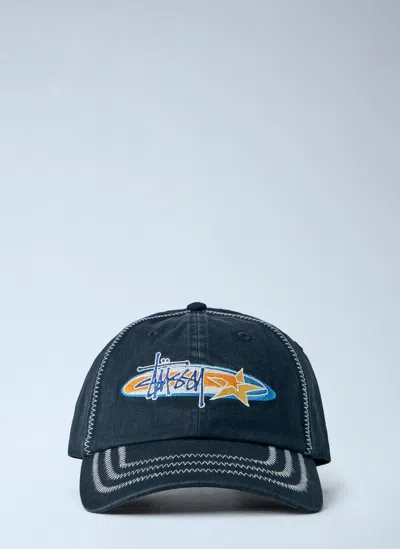 Stussy Oval Star Cap In Black