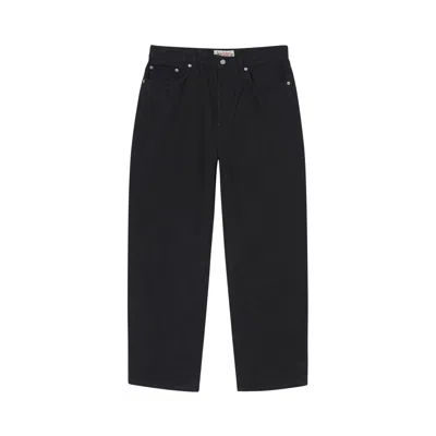 Pre-owned Stussy Overdyed Big Ol' Jean 'black'