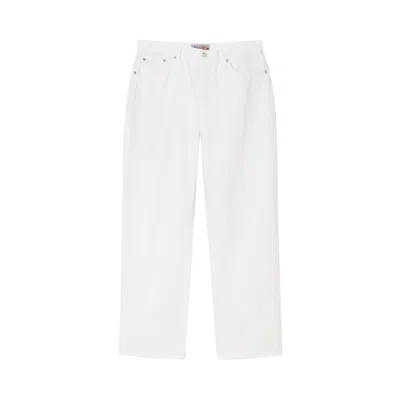 Pre-owned Stussy Overdyed Classic Jean 'bone' In White