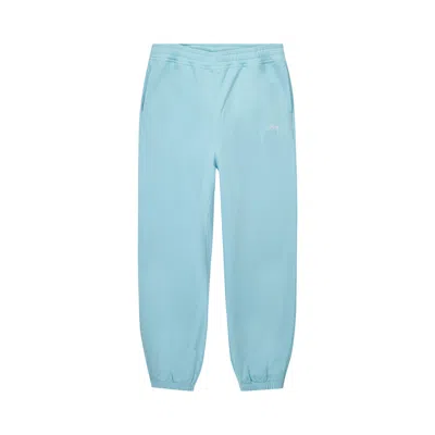 Pre-owned Stussy Overdyed Stock Logo Pant 'blue'