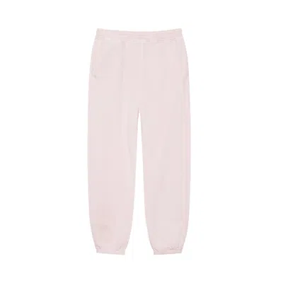 Pre-owned Stussy Overdyed Stock Logo Sweatpant 'light Pink' | Men's Size L