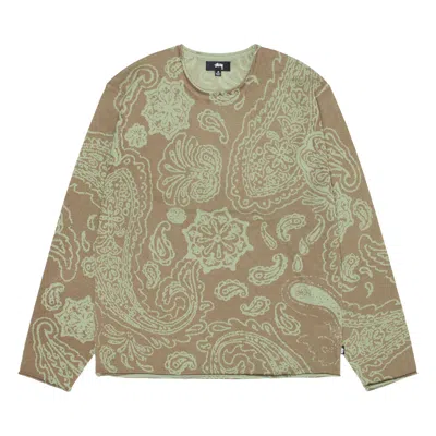Pre-owned Stussy Paisley Sweater 'brown'
