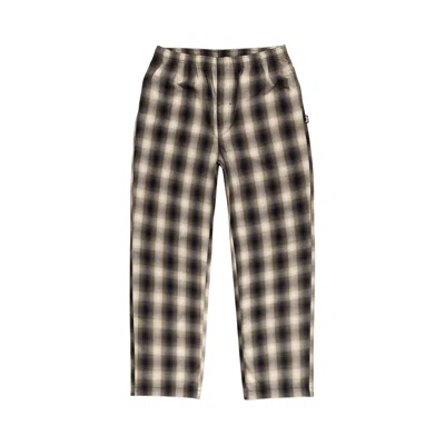 Pre-owned Stussy Pajama Pant 'plaid' | Black | Men's Size M