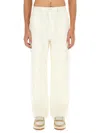 Stussy Canvas Work Trousers Beige In White