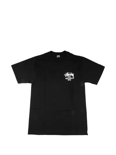 Stussy Paris-graphic T-shirt In Black