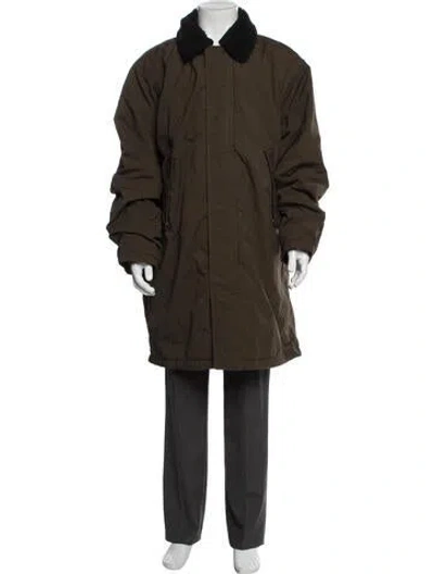Pre-owned Stussy Parka In Green