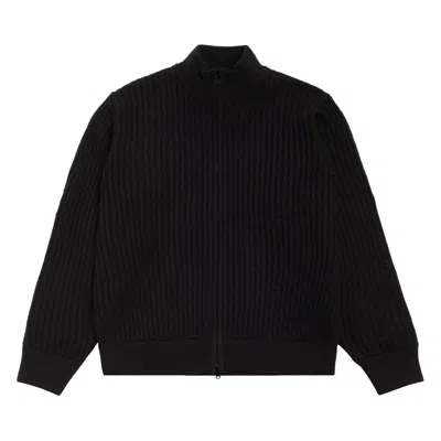Pre-owned Stussy Patch Zip Sweater 'black' | Men's Size M