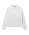 Stussy Patchwork Crewneck Sweatshirt In Gray