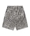 Stussy Patterned Shorts In Black