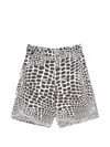 Stussy Patterned Shorts In Black