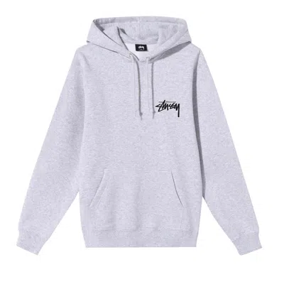 Pre-owned Stussy Peace & Love Hood 'ash Heather' | Grey | Men's Size L