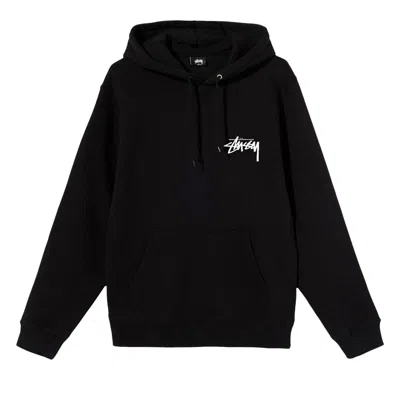 Pre-owned Stussy Peace & Love Hood 'black'