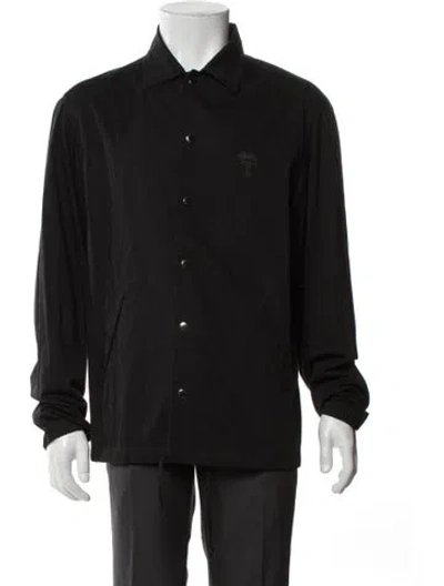 Pre-owned Stussy Peacoat In Black