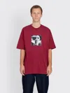 Stussy Personalities Tee In Burgundy