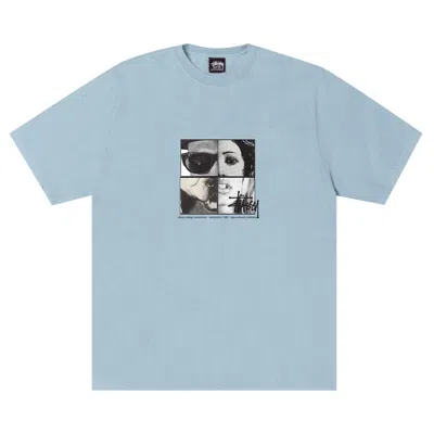 Pre-owned Stussy Personalities Tee 'slate' | Blue | Men's Size Xl