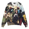 Stussy Peter Tosh Print Sweater 'multicolor' In Black