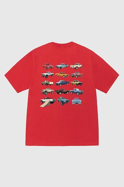 Stussy Pickup Tee In Red, Men's At Urban Outfitters