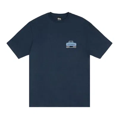Pre-owned Stussy Pickup Tee 'navy' | Blue | Men's Size L