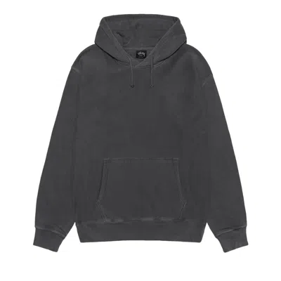 Pre-owned Stussy Pigment Dyed Buana Hoodie 'black'