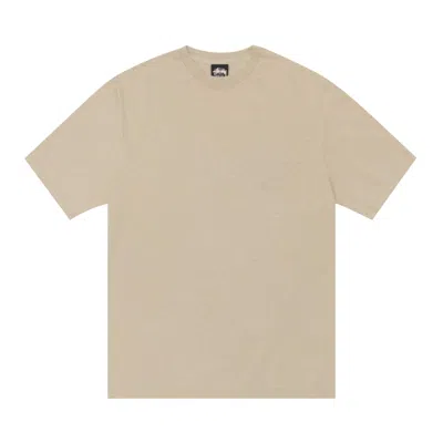 Pre-owned Stussy Pigment Dyed Buana Tee 'khaki' In Tan