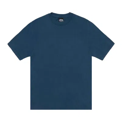 Pre-owned Stussy Pigment Dyed Buana Tee 'navy' In Blue