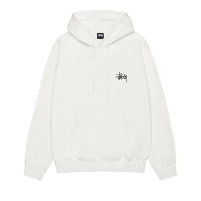 Pre-owned Stussy Pigment Dyed Built Tough Hoodie 'natural' In White