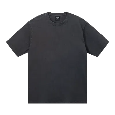 Pre-owned Stussy Pigment Dyed Crew 'black'