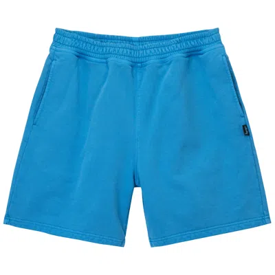 Pre-owned Stussy Pigment Dyed Fleece Short 'blue'