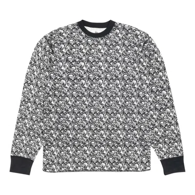 Pre-owned Stussy Pigment Dyed Long-sleeve Thermal 'bones' | Grey | Men's Size L In Gray
