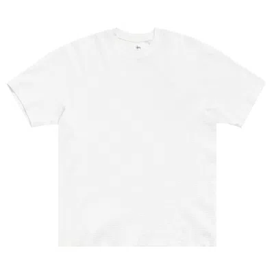 Pre-owned Stussy Pigment Dyed Short-sleeve Thermal 'white' | Men's Size L