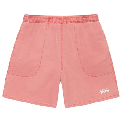 Pre-owned Stussy Pigment Stock Water Short 'pink'