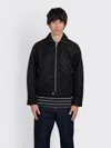 Stussy Pile Lined Zip Jacket In Black