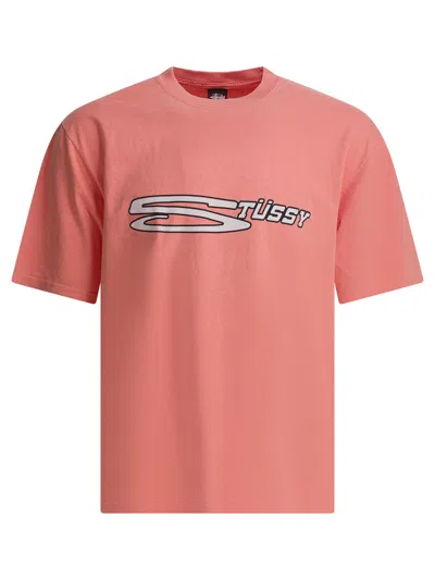 Stussy Pink Cotton T-shirt