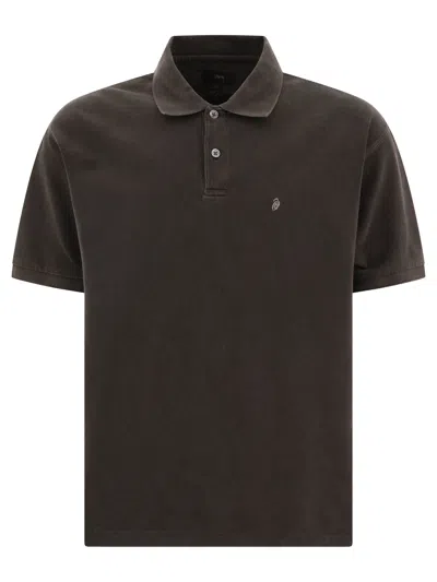 Stussy Pique Polo Shirt Polo Shirts In Black