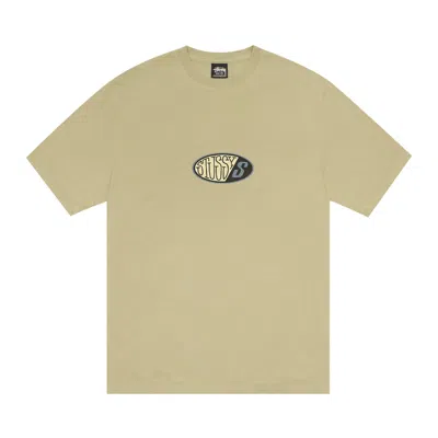 Pre-owned Stussy Pitstop Tee Pigment Dyed 'elm' | Tan | Men's Size L