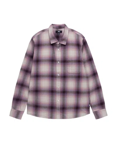 Stussy Plaid Shirt In Gray