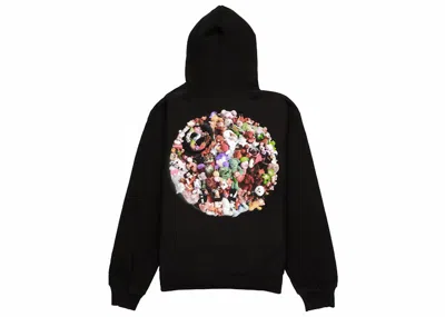 Pre-owned Stussy Plush Hoodie In Black
