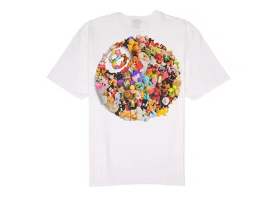 Pre-owned Stussy Plush Tee Shirt In White