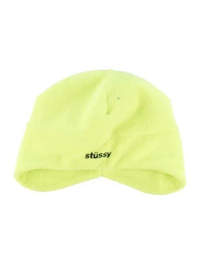 Pre-owned Stussy Polyester Beanie In Green