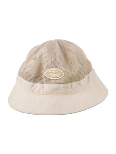 Pre-owned Stussy Polyester Blend Bucket Hat In Neutral
