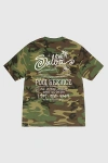Stussy Pool Service Pigment Dyed Tee In Green, Men's At Urban Outfitters