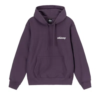 Pre-owned Stussy Popsicle Hoodie 'grape' In Purple