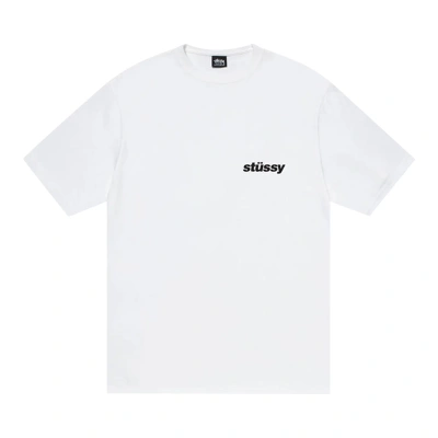 Pre-owned Stussy Popsicle Tee 'white'
