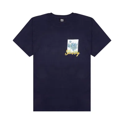 Pre-owned Stussy Post Modernists Tee 'navy' In Blue