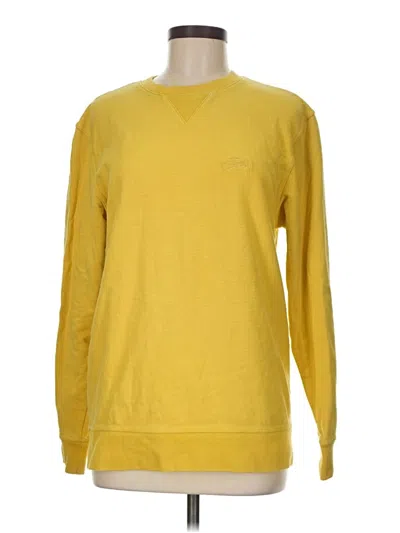 Pre-owned Stussy Pullover Sweater In Yellow