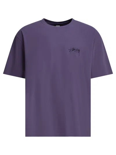 Stussy Purple Cotton T-shirt