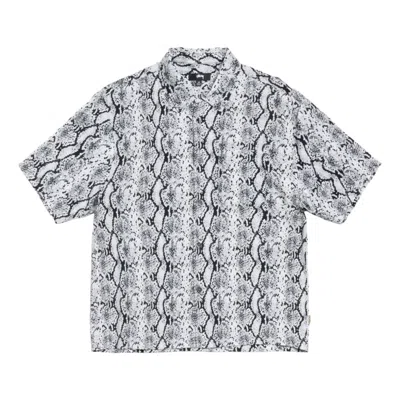 Stussy Python Ss Shirt 'grey' In Gray