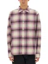 Stussy Checkered Shirt Featuring Pocket In Red