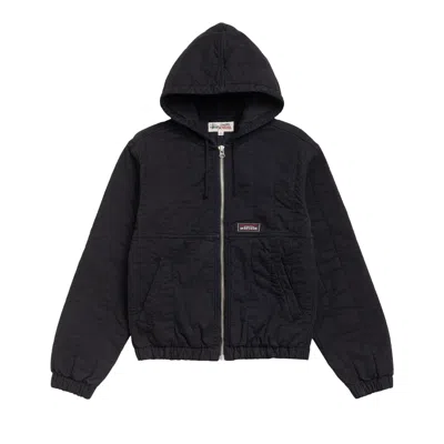Pre-owned Stussy Quilted Canvas Work Jacket 'black' | Men's Size L