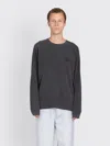 Stussy Raglan Thermal Basic Stock In Black